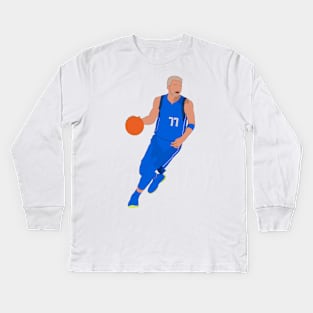 Luka Doncic Kids Long Sleeve T-Shirt